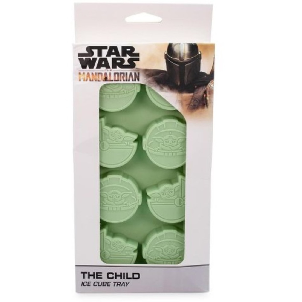 Star Wars: The Mandalorian The Child Silicone Mold Ice Cube Tray, Green, NIB